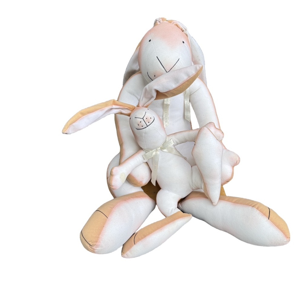 Candlewick press jumbo big nut brown hare and baby and wooden swing Easter